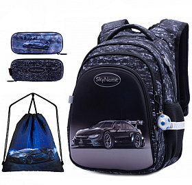 Шкільний рюкзак з пеналом та мішком Winner / SkyName  Full R2-177